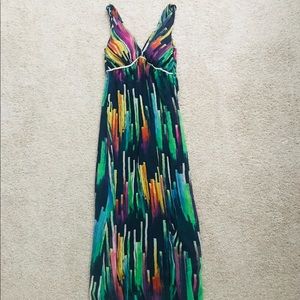 Papaya multicolor maxi dress